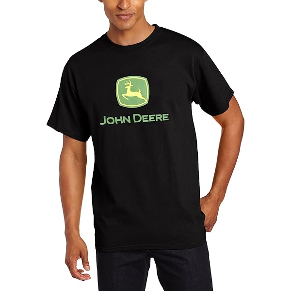 Amazon.com: John Deere Green Short Sleeve Trademark Logo T